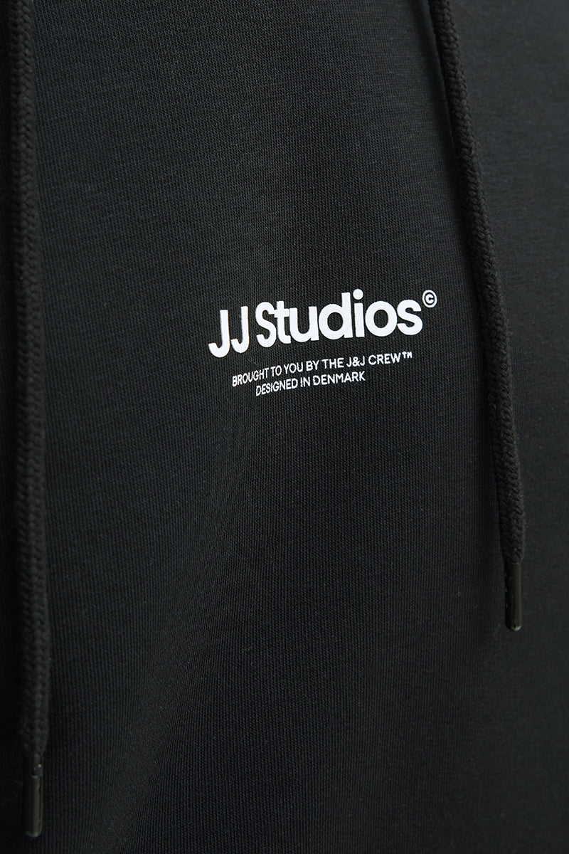 Jack & Jones Soho Sweat Hoodie Black - Image 4