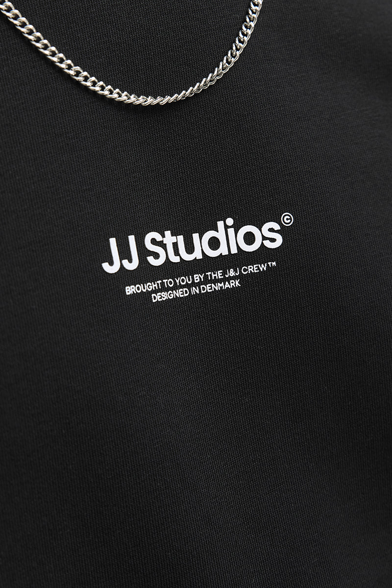 Jack & Jones Soho Sweat Crew Neck Black - Image 4