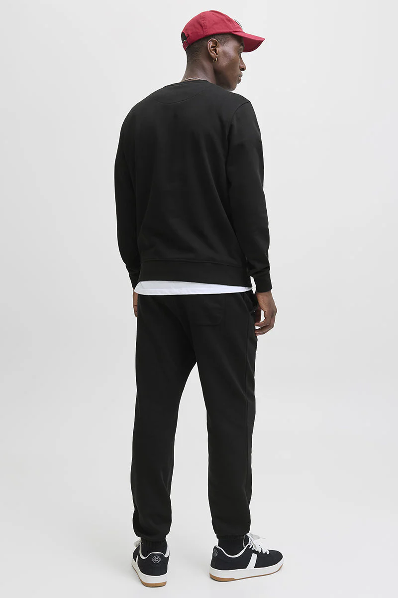 Jack & Jones Soho Sweat Crew Neck Black - Image 6
