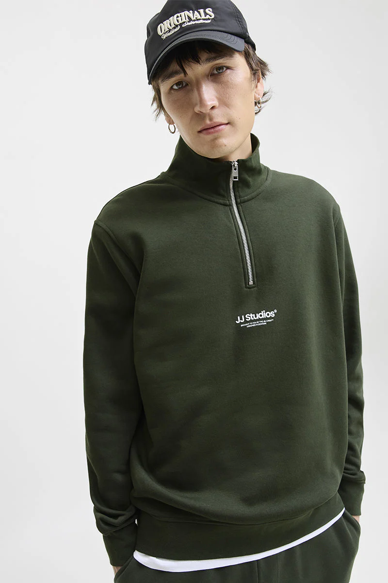 Jack & Jones Soho Sweat Half Zip Duffel Bag - Image 3
