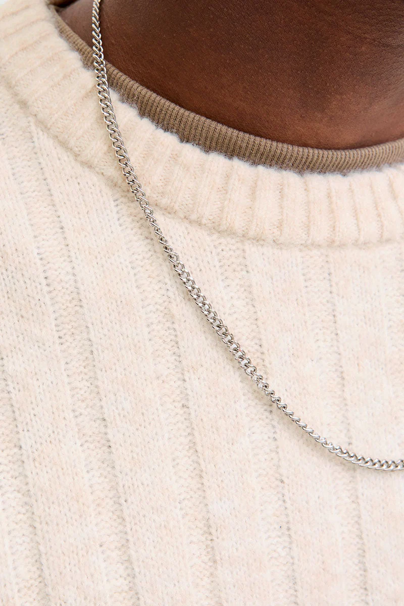 Jack & Jones Bradley Carter Knit Crew Neck Moonbeam - Image 5