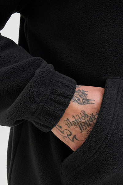 Jack & Jones Soho Fleece Half Zip Black - Image 3