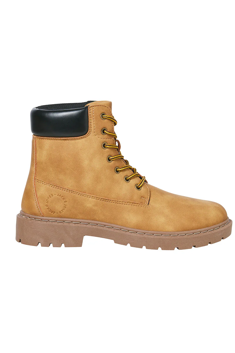Jack & Jones Ainsworth PU Boots Honey - Image 6