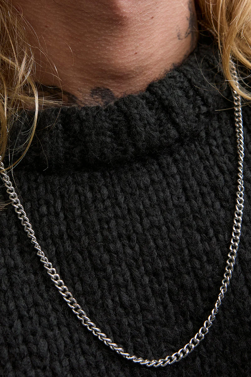 Jack & Jones Kidd Knit Crew Neck Black - Image 4
