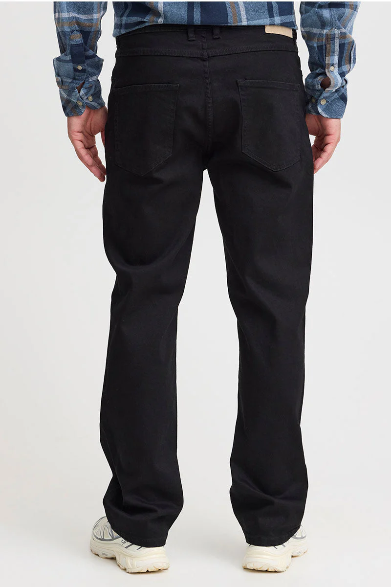 Solid Ryan Relaxed Fit Monty Black Denim - Image 5