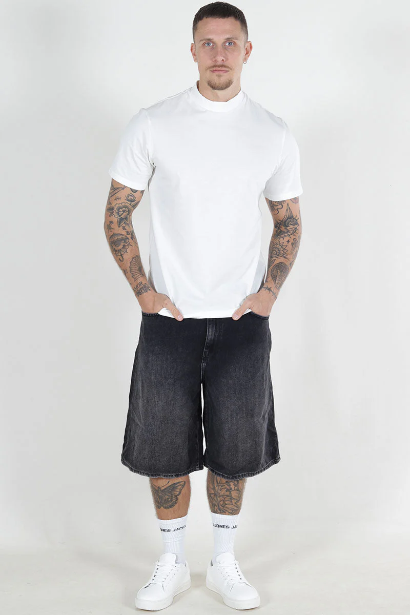 ONLY & SONS Carl Ballloon Fit Shorts Washed Black - Image 2
