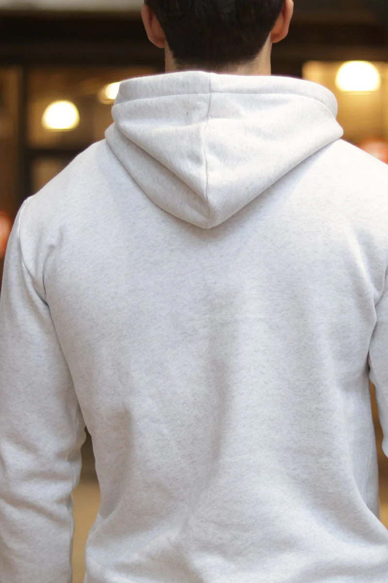 ONLY & SONS Ceres Hoodie Sweat Super Light Grey Melange - Image 7