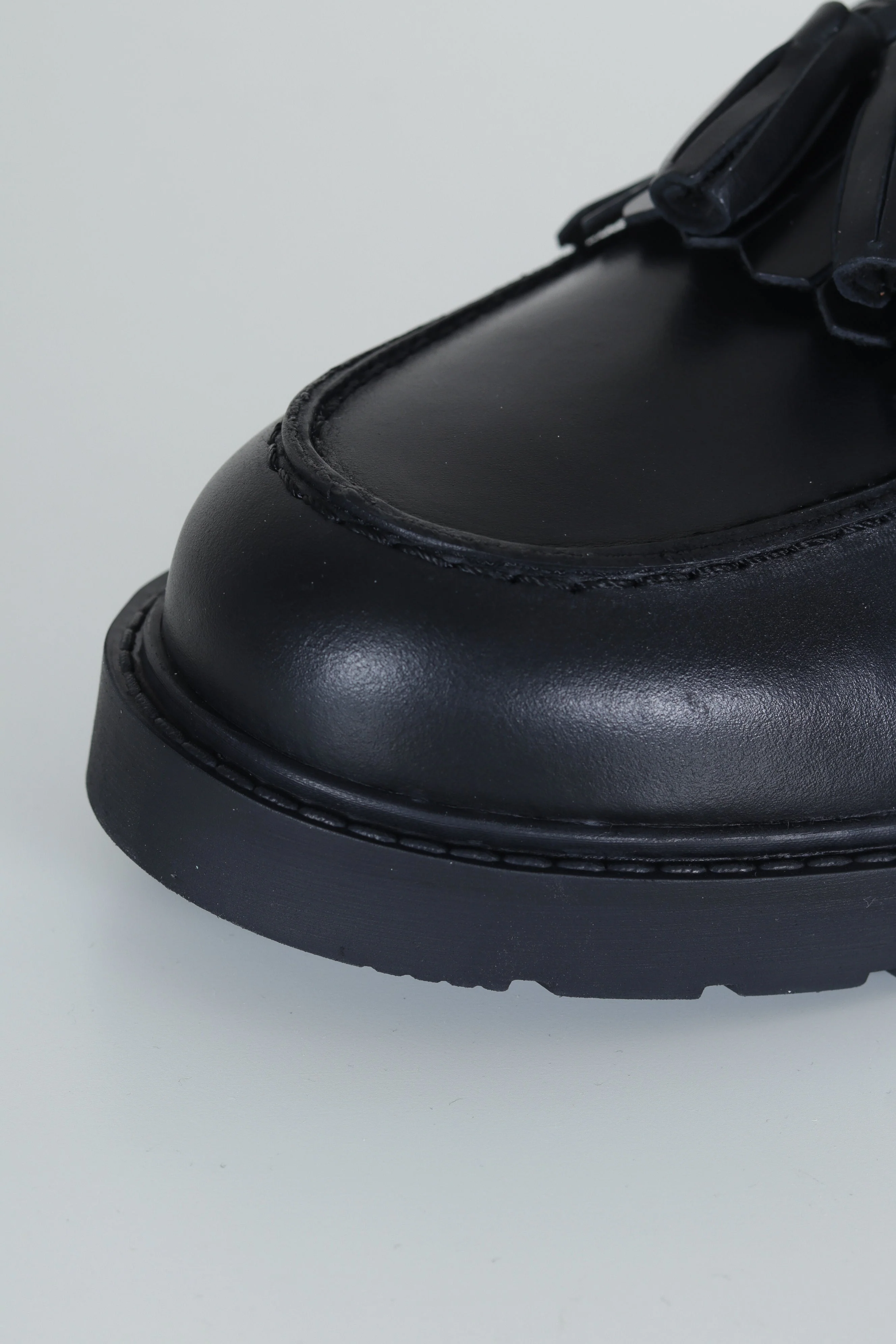 Selected Tim Leather Kiltie Loafer Black - Image 5