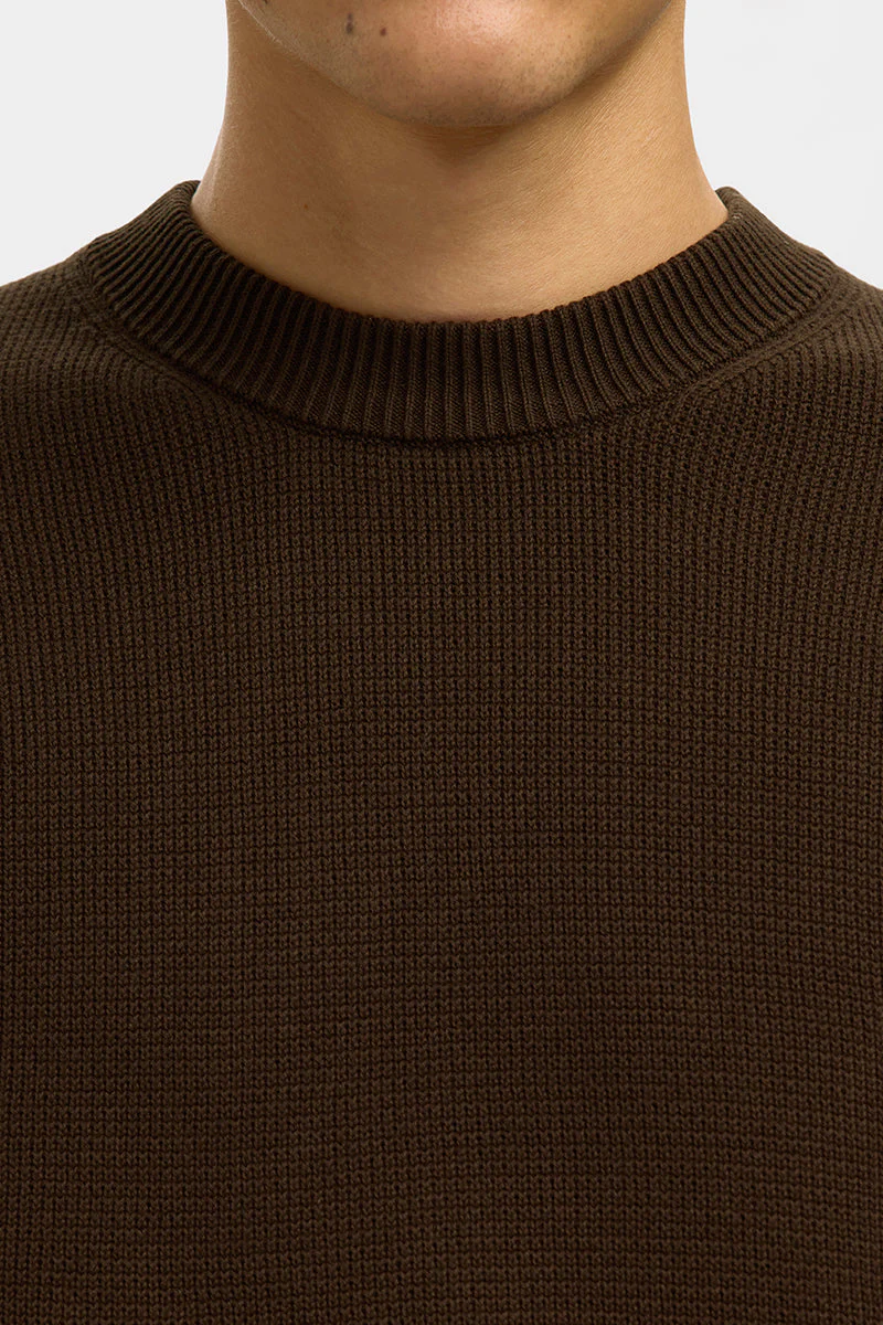 Selected Dane LS Structure Knit Crew Neck Demitasse - Image 4