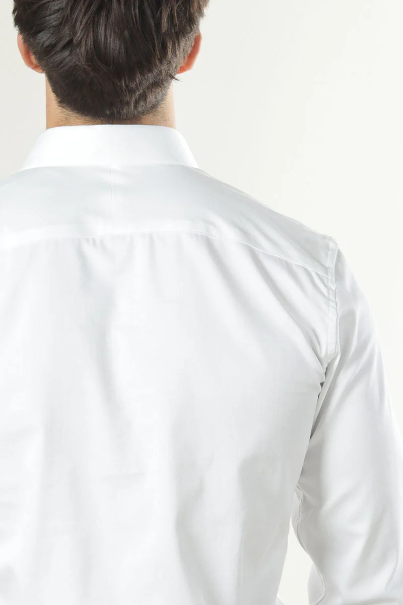 Selected Performance Stretch LS Shirt Bright White - Image 5