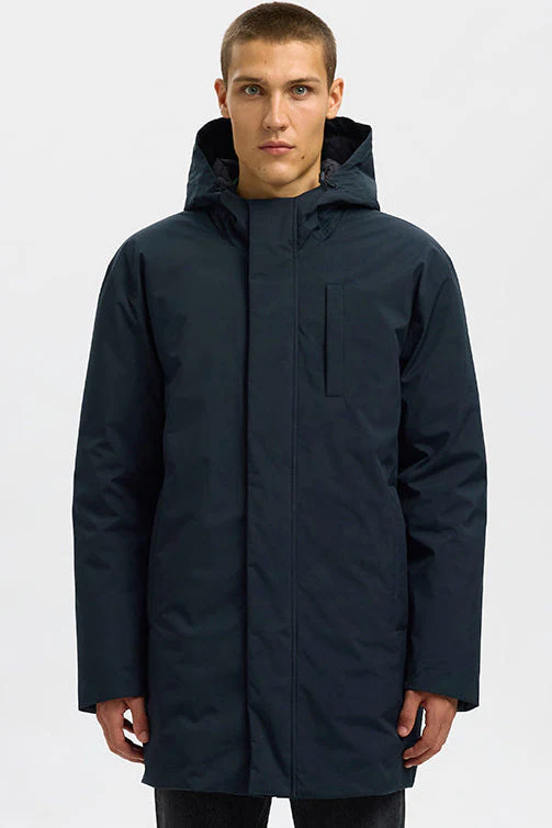 Selected Franklin Urban Tech Parka Black
