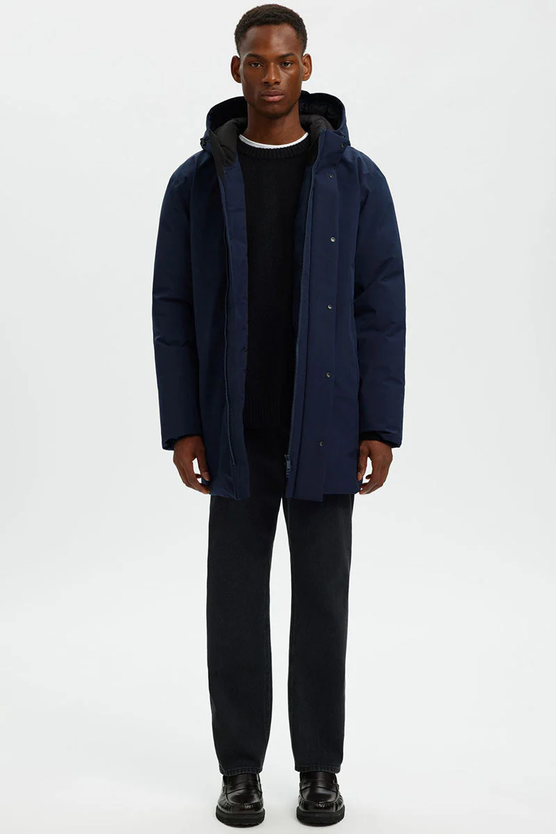 Selected Franklin Urban Tech Parka  Sky Captain - Image 5