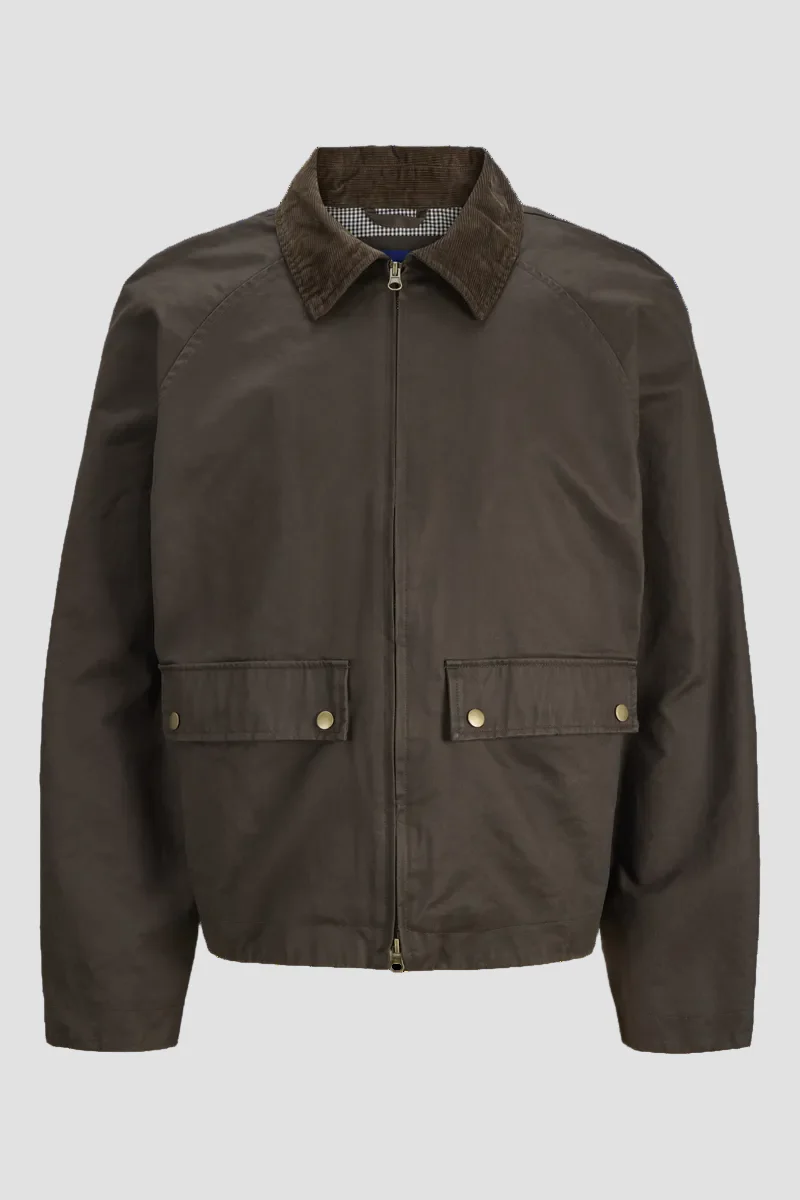 Jack & Jones Bedford Waxed Jacket Wren - Image 7