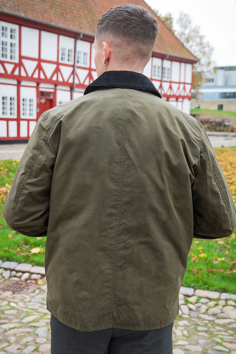 Jack & Jones Clint Waxed Jacket Canteen - Image 4