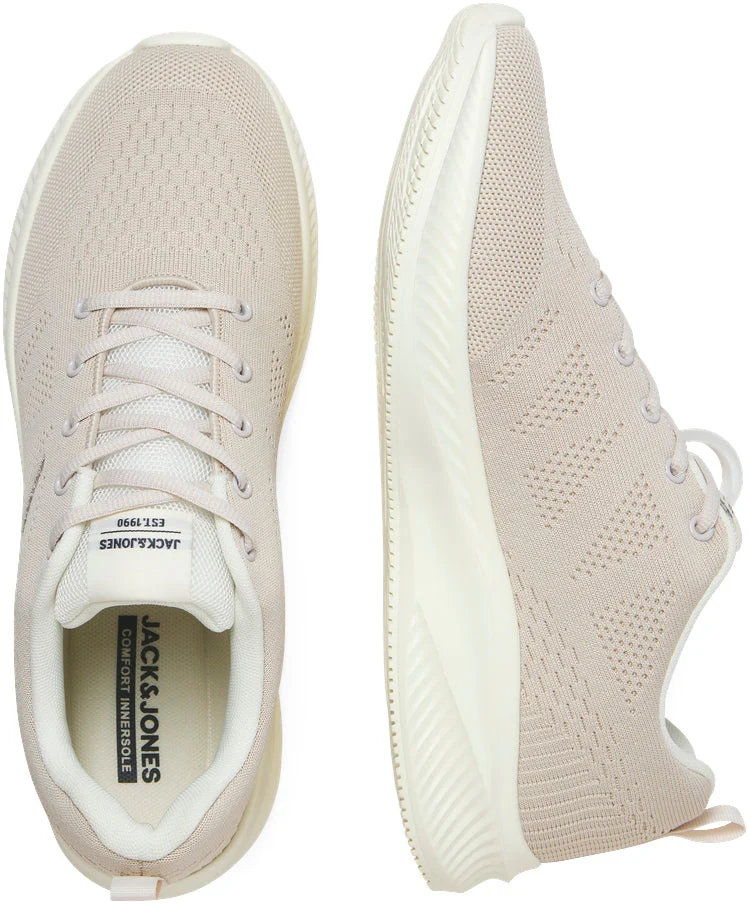 Jack & Jones Croxley Knit Sneaker Moonbeam - Image 6