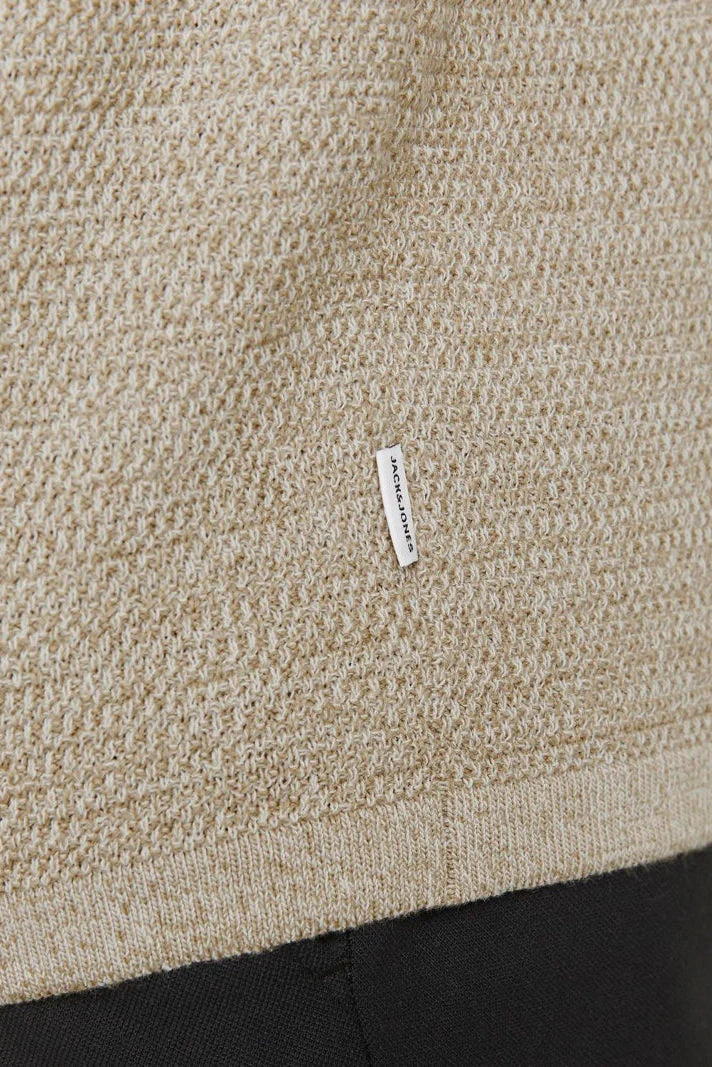 Jack & Jones Goerge Relaxed Fit Knit Polo Coriander - Image 5