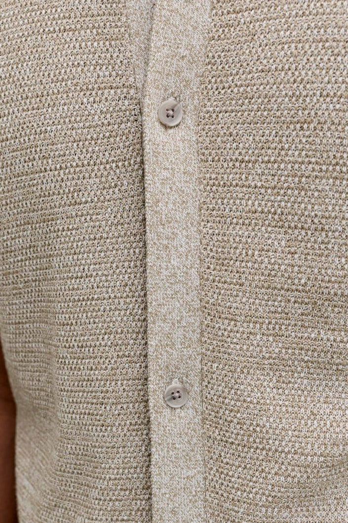 Jack & Jones George Knit Shirt SS Coriander - Image 5