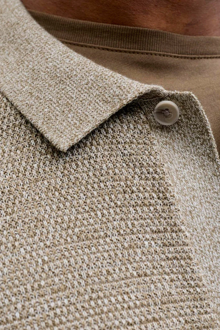 Jack & Jones George Knit Shirt SS Coriander - Image 6