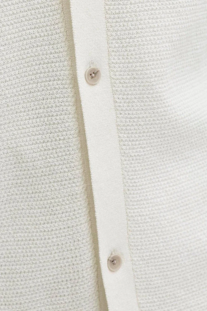 Jack & Jones George Knit Shirt SS Cloud Dancer - Image 6