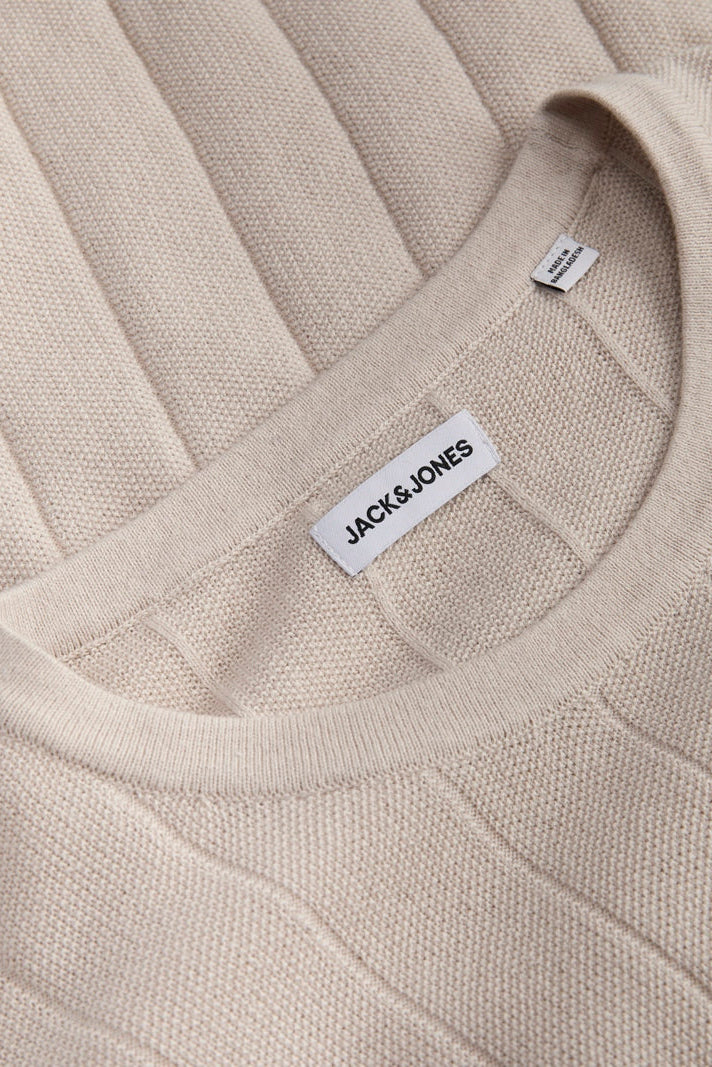 Jack & Jones Bradley Knit Tee SS Moonbeam - Image 3