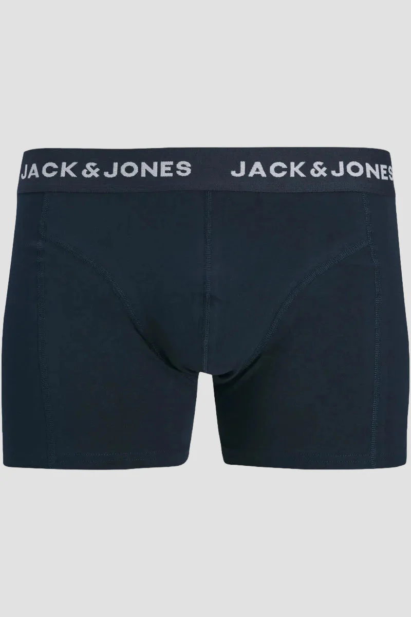 Jack & Jones Todd Flower Trunks 3 Pack Dazzling Blue - Image 2