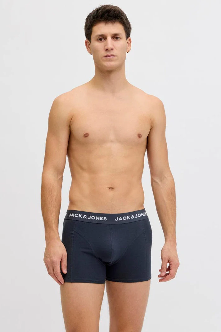 Jack & Jones Todd Flower Trunks 3 Pack Dazzling Blue - Image 5
