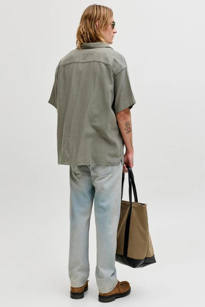 Jack & Jones Liam Resort Shirt SS Vetiver - Image 3