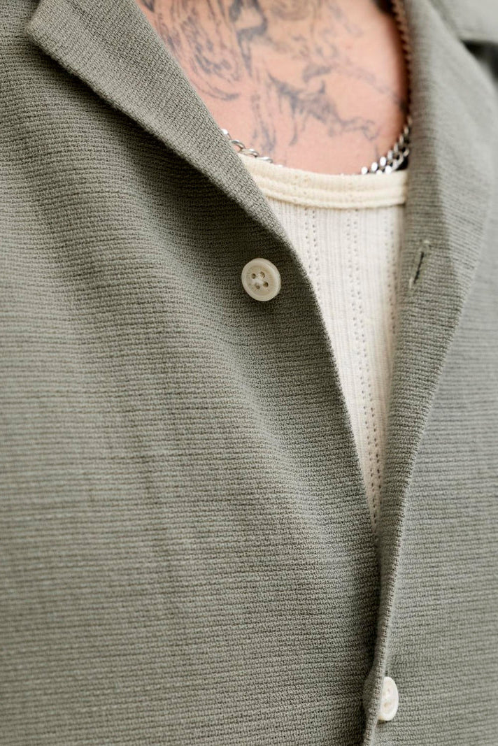 Jack & Jones Liam Resort Shirt SS Vetiver - Image 5