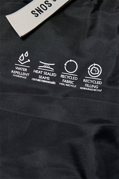 ONLY & SONS Union Seamless Puffer Vest Black - Image 4