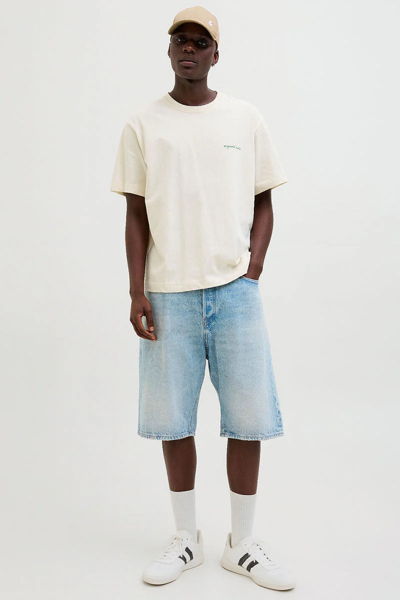Jack & Jones Ron Original Shorts 228 Blue Denim - Image 2