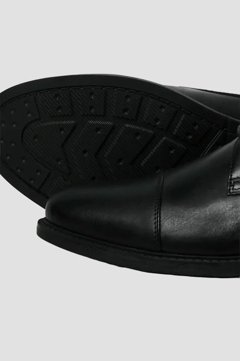 Jack & Jones Oslo Leather Dress Shoe Black - Image 3