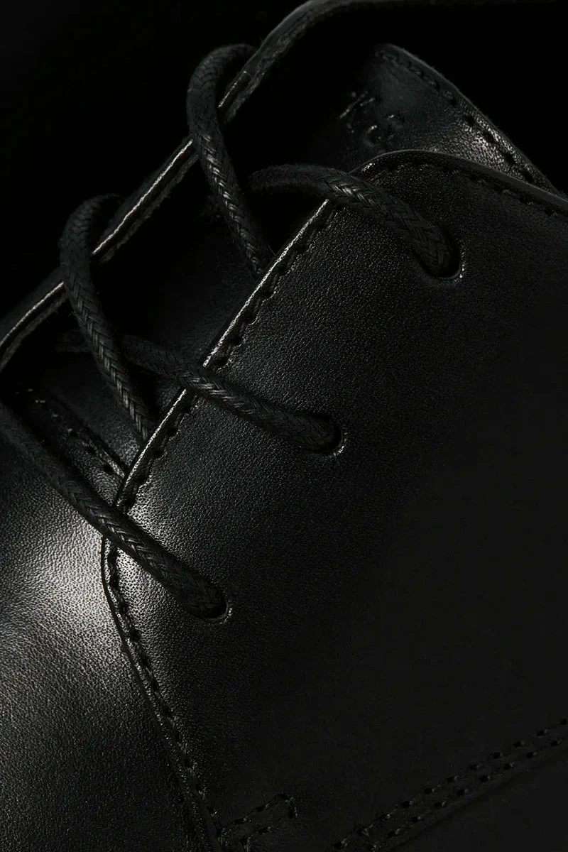 Jack & Jones Oslo Leather Dress Shoe Black - Image 4