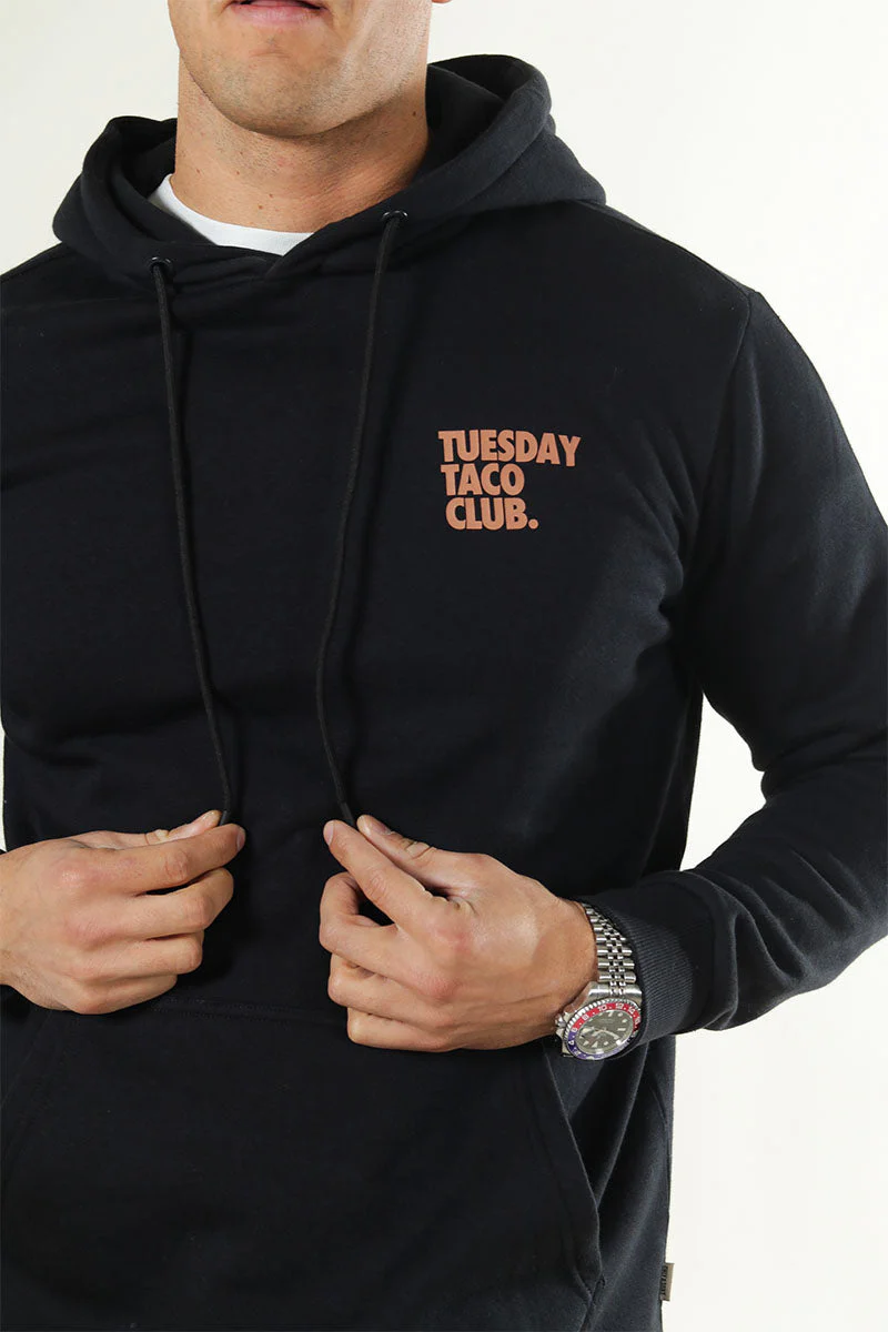Only & Sons Ceres Food Fiesta Reg Hoodie Black - Image 4
