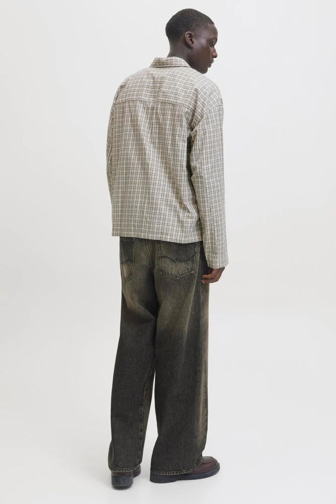 Jack & Jones Joraustin Clean Check Moonbeam Shirt - Image 3