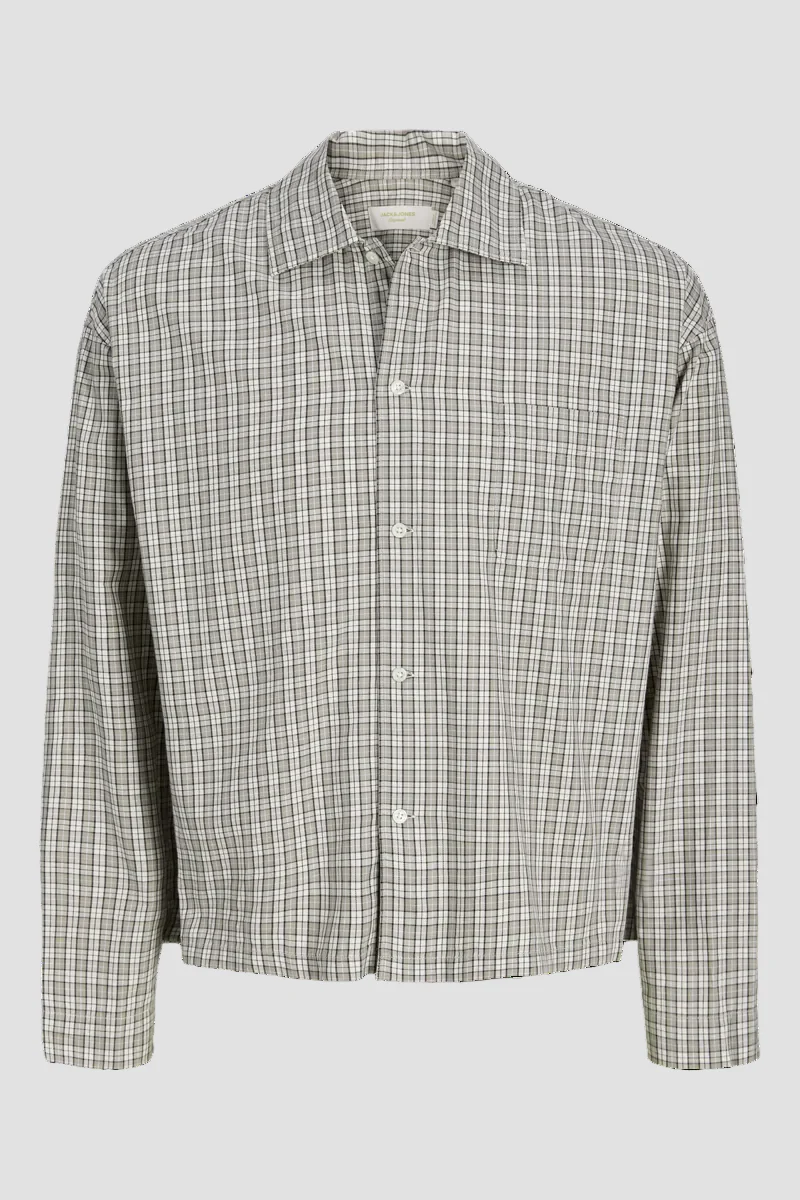 Jack & Jones Joraustin Clean Check Moonbeam Shirt - Image 5