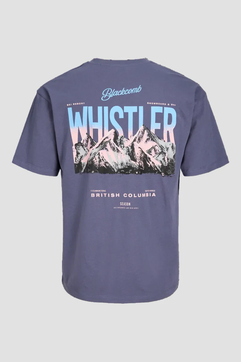 Jack & Jones Jorwhistler Tee Nightshadow Blue - Image 2