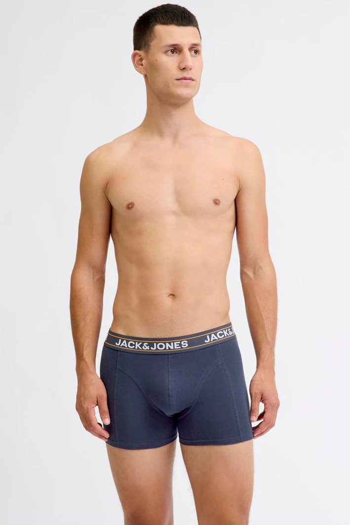 Jack & Jones Flamingo Trunks 3 Pack Navy Blazer - Image 5