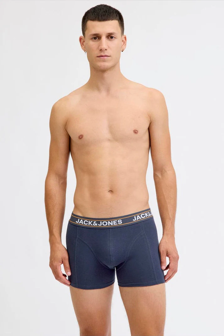 Jack & Jones Flamingo Trunks 3 Pack Navy Blazer - Image 7