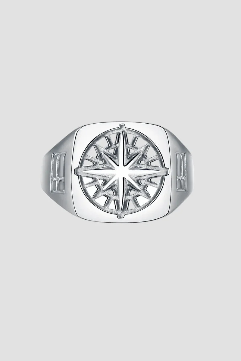 Northern Legacy Compass Signature Ringa Silver - Image 2