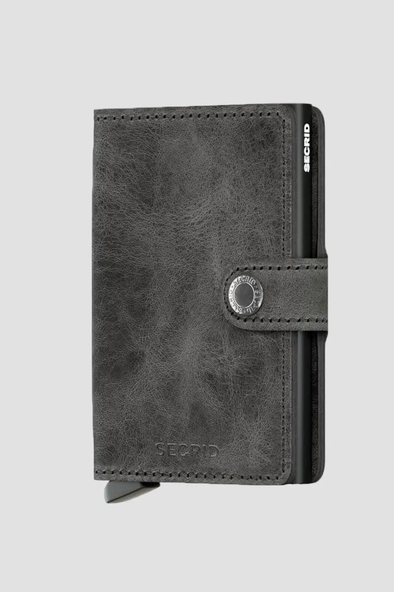 Secrid Miniwallet Vintage Grey Black