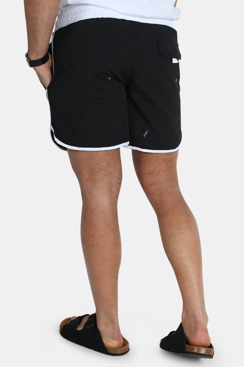 Urban Classics Retro Badbyxor Black/White - Image 2