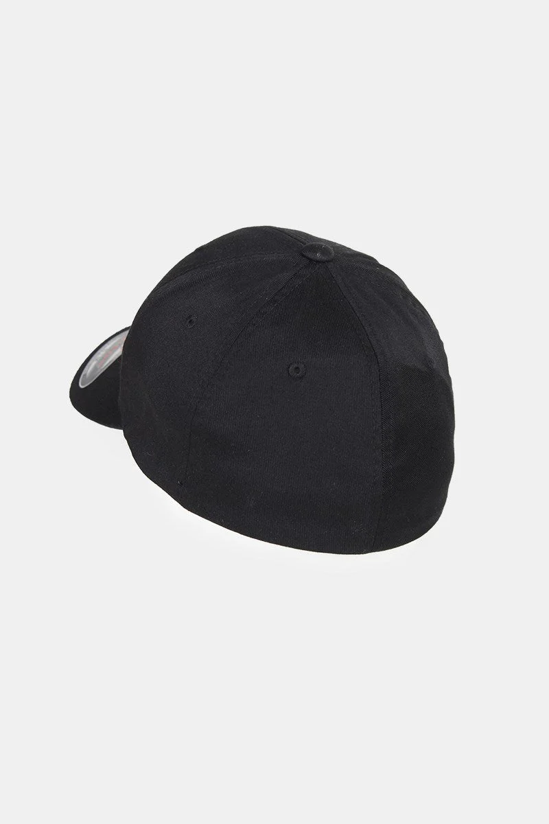 Flexfit Wooly Combed Keps Black/Black - Image 4