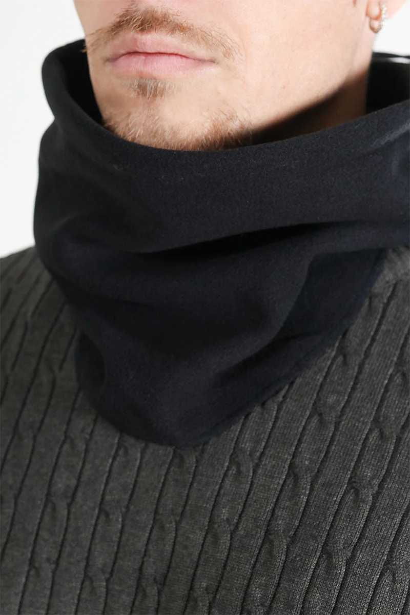 Urban Classics Polar Fleece Neck Gaiter Black - Image 2