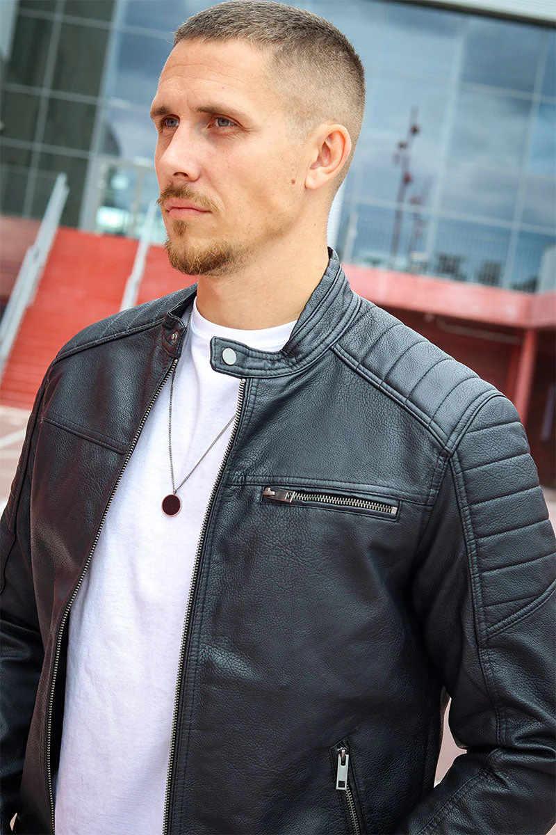Jack & Jones ROCKY JACKET NOOS Black PU - Image 3