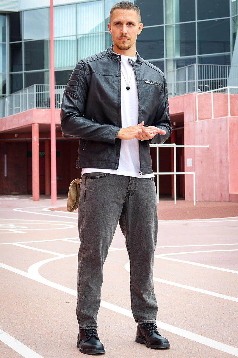 Jack & Jones ROCKY JACKET NOOS Black PU - Image 5