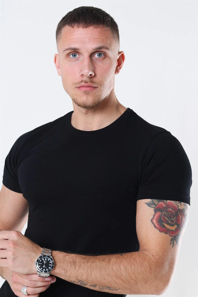 Muscle Fit T-shirt 2-Pack Black/White - Image 3