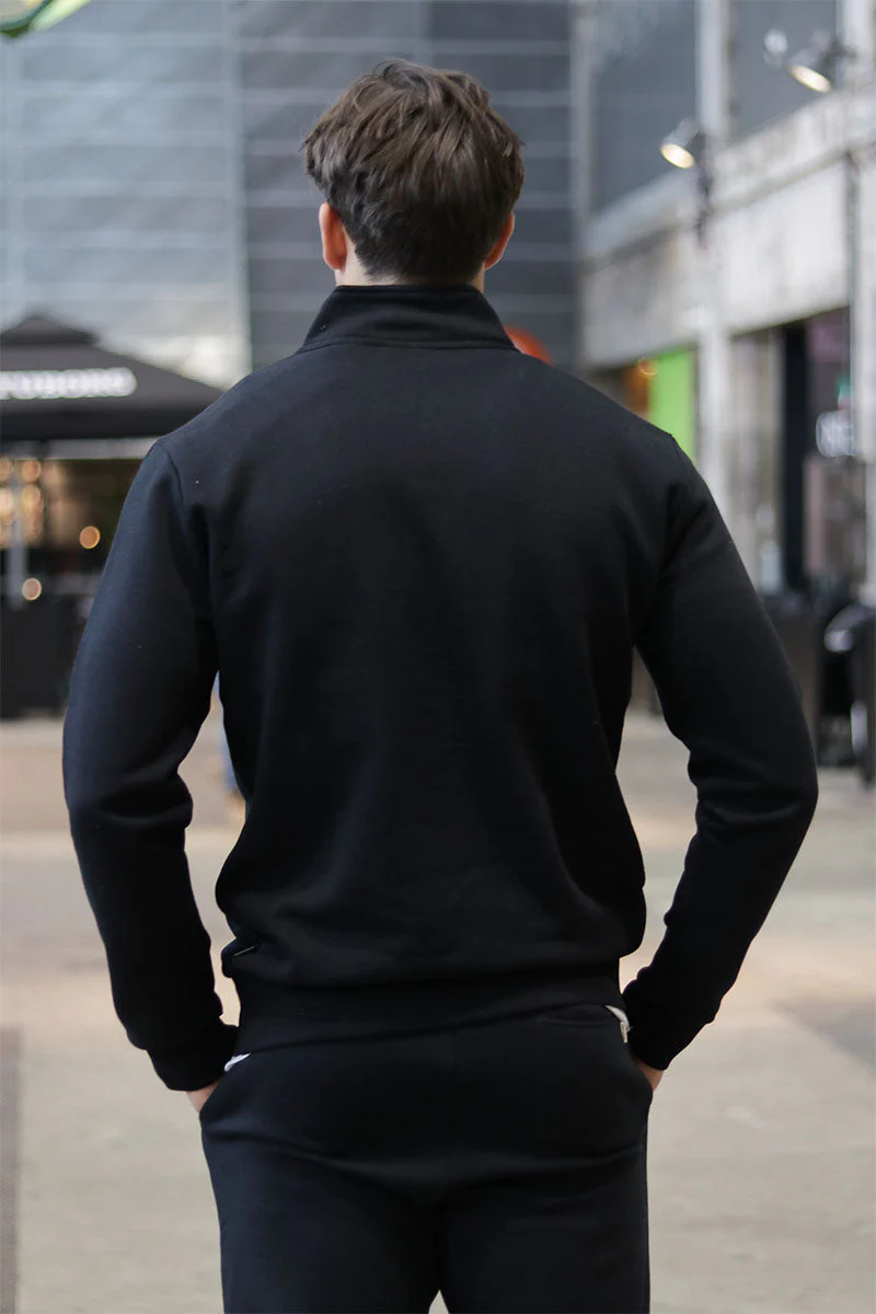 ONLY & SONS Ceres Half Zip Sweat Black - Image 7