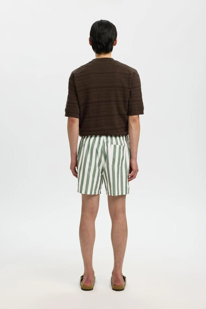 Selected Dane AOP Swimshorts Deep Lichen Green - Image 3