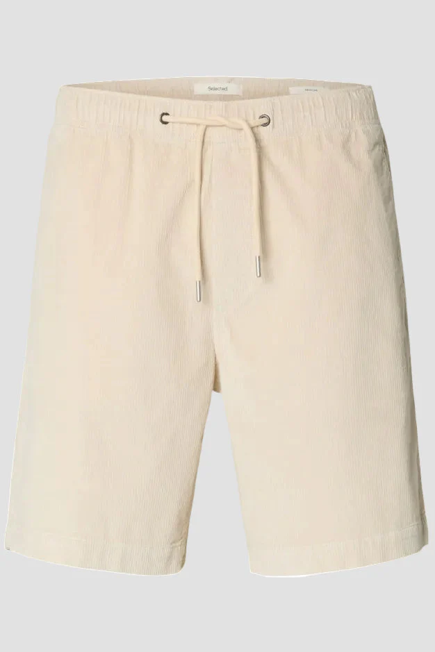 Selected Regular Jace Corduroy Shorts Fog - Image 6