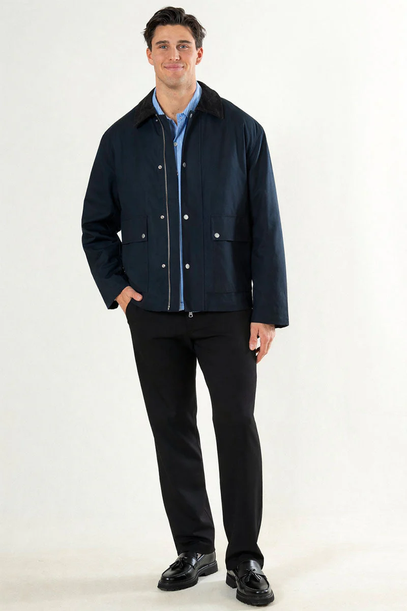 Selected Kyle Cotton Sky Captain Jacket - Image 2